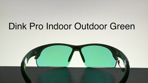 Dink Eyewear indoor outdoor green Lens View