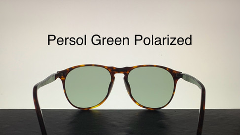 Persol Green Lens View