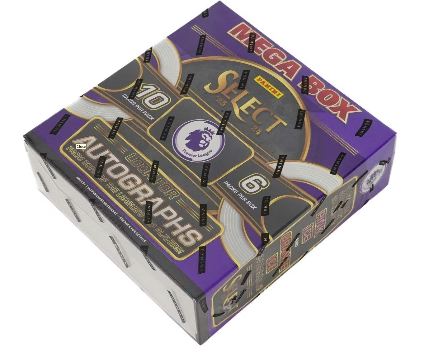 2023/24 Panini Select Premier League EPL Soccer Mega Box (Pink Ice)