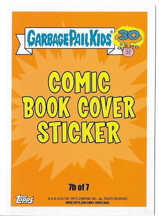 תמונה ממוזערת: Garbage pail kids Croakin Colin 30th