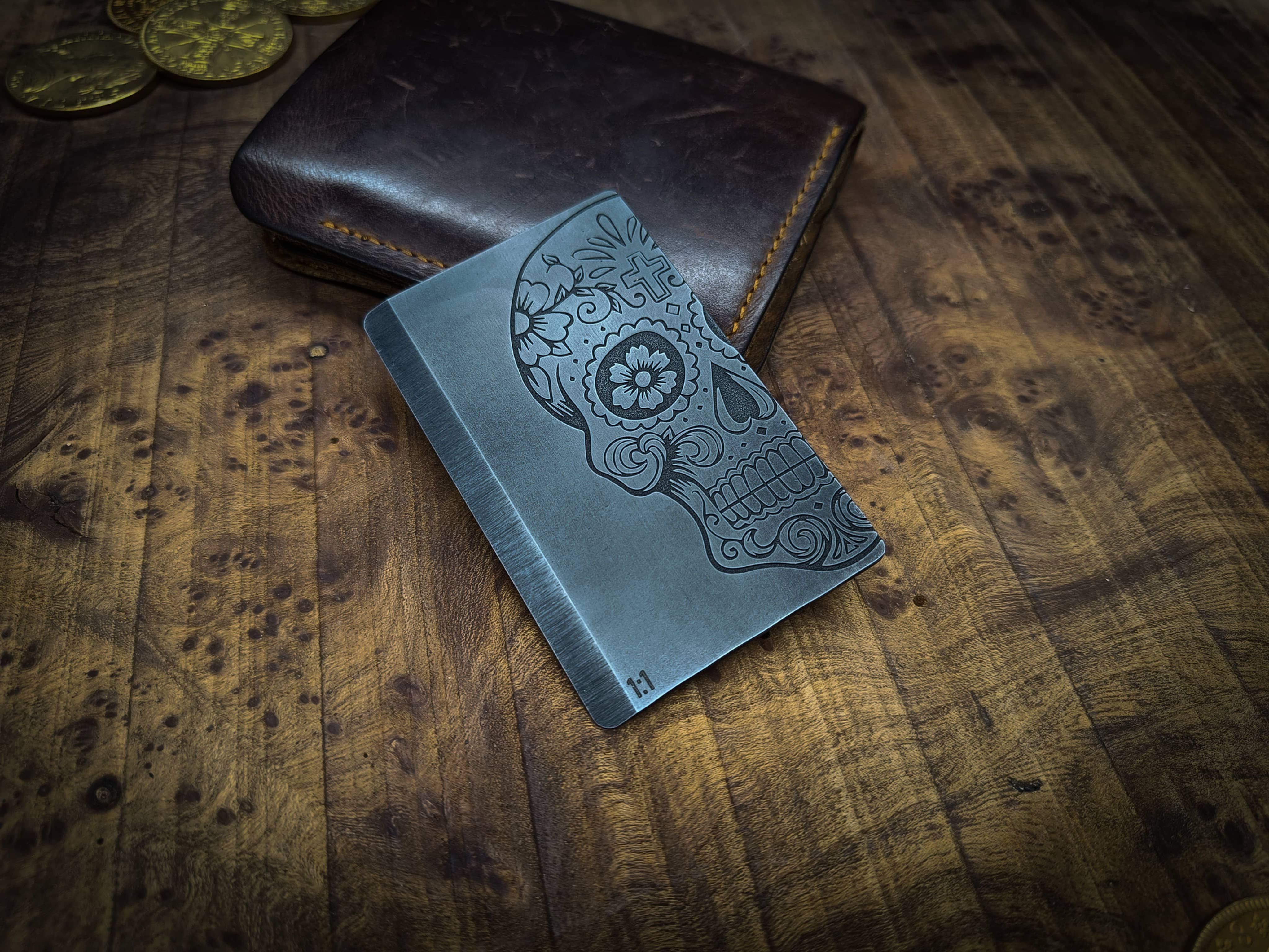 SteelCard Calaveras ( Pièce unique ! )