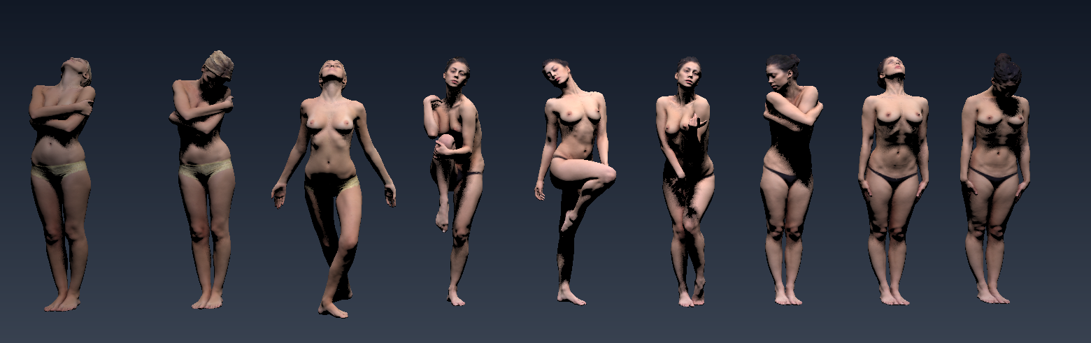 Pack de mujeres desnudas