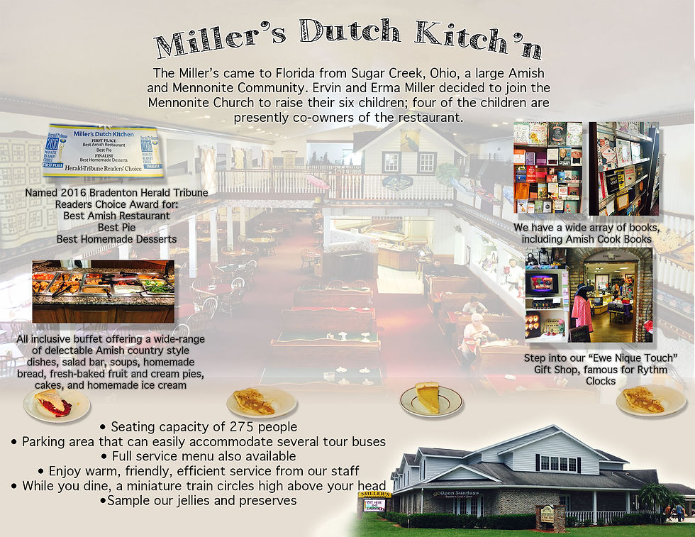 Flier for Miller's