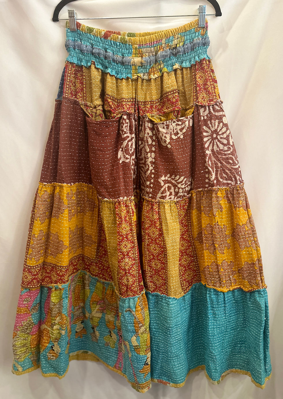 Thumbnail: Kantha Bae Lotus Wide Leg Pants
