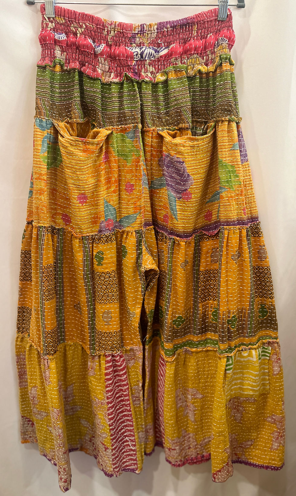 Thumbnail: Kantha Bae Lotus Wide Leg Pants
