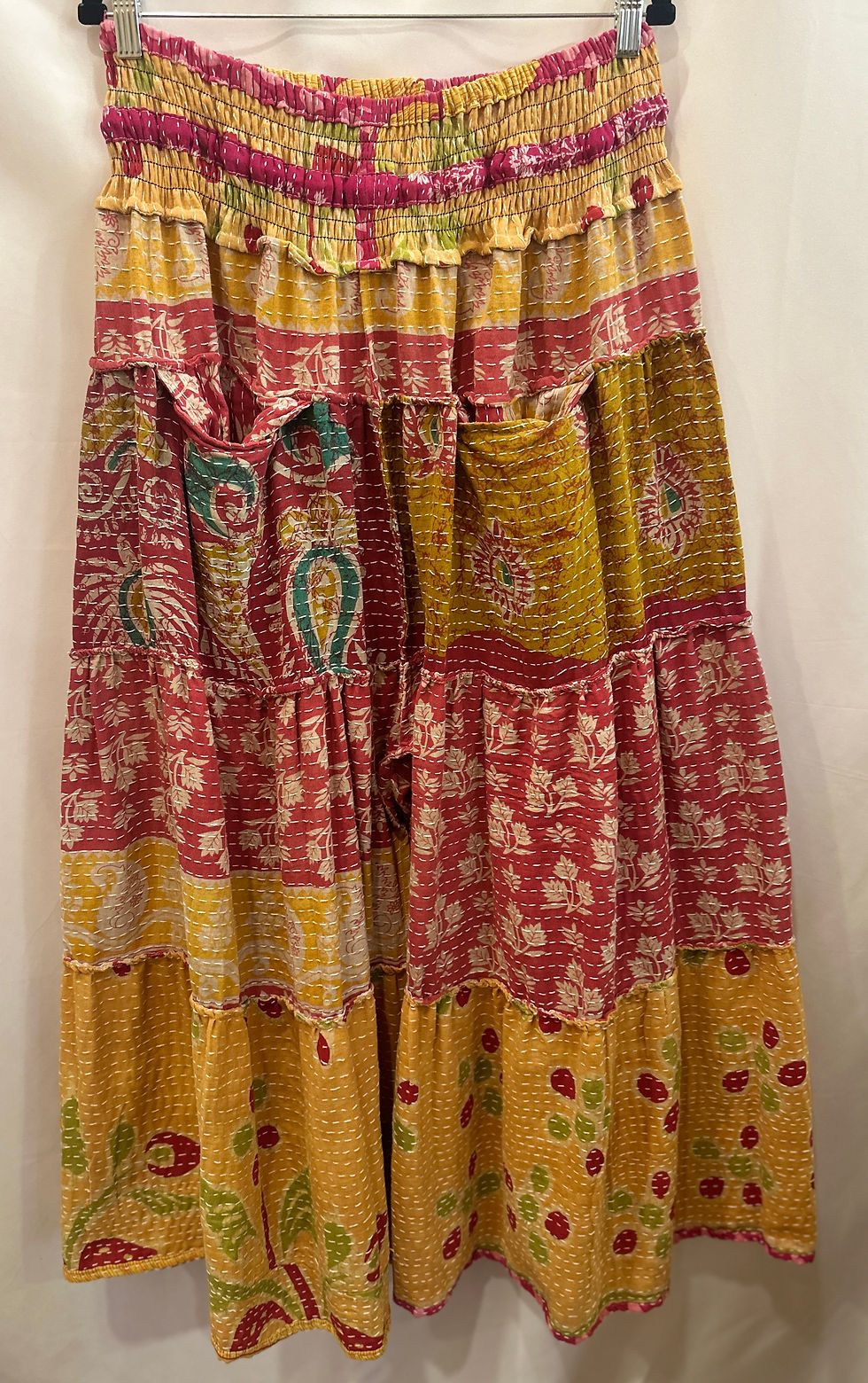 Thumbnail: Kantha Bae Lotus Wide Leg Pants