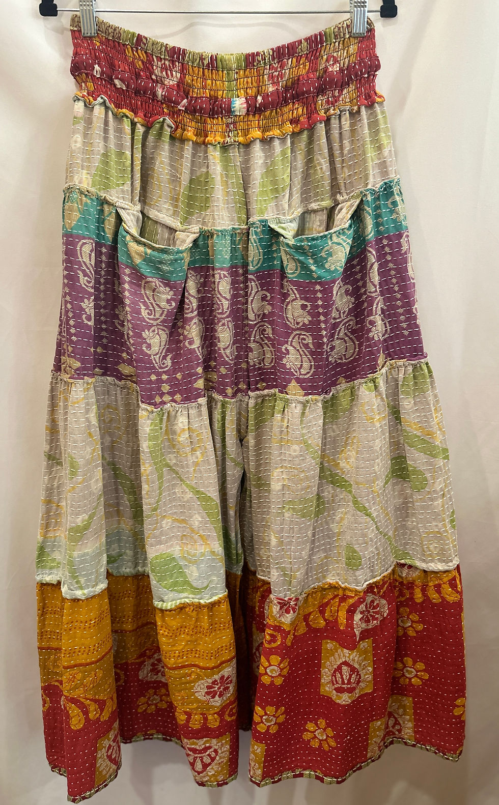 Thumbnail: Kantha Bae Lotus Wide Leg Pants