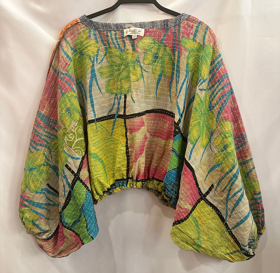 Thumbnail: Kantha Bae Luna Crop Top -kantha-