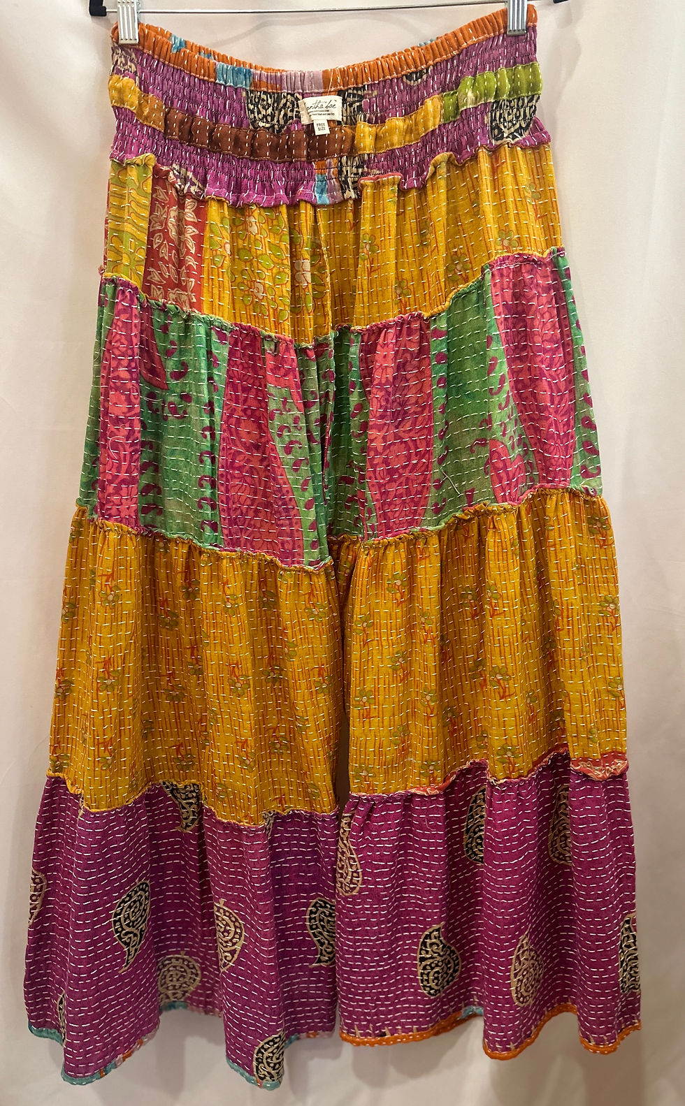 Thumbnail: Kantha Bae Lotus Wide Leg Pants