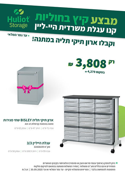 עגלת הייליין 3 על 3 עם ארון תיקי תליה מתנה.jpg