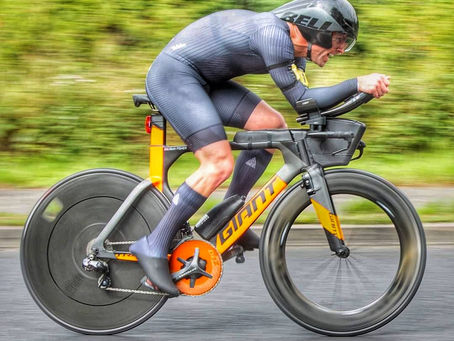 A distinctly average Time Trial cyclist