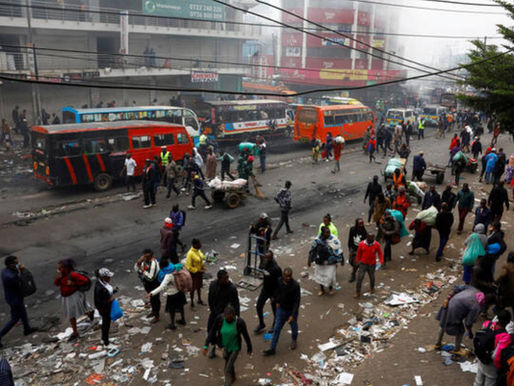 Manifestations majeures au Kenya : Au moins 16 personnes tuées dont 3 policiers et 400 blessées lors de manifestations