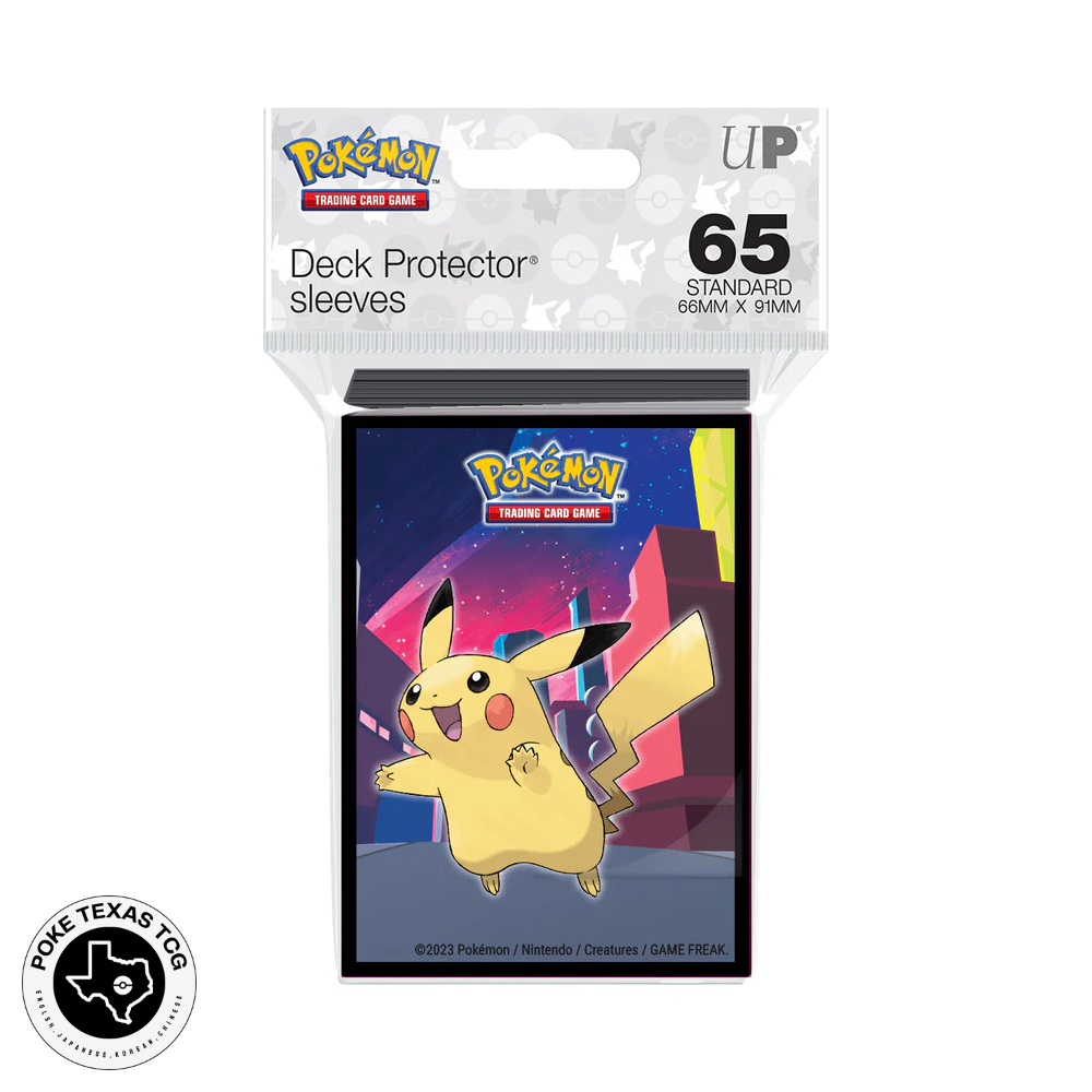 Ultra Pro Pokemon Pikachu Deck Protector Sleeves - 65 Count