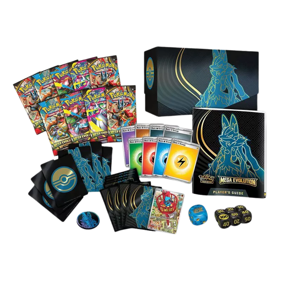 Thumbnail: Pokemon Mega Evolution Elite Trainer Box (Limit 1 of Each Design) [Ship Sealed]