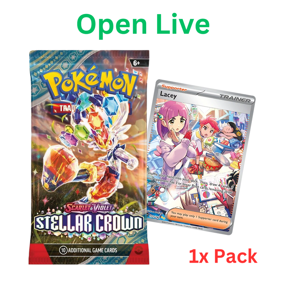 Thumbnail: 1x Pokemon Stellar Crown Booster Pack [English]