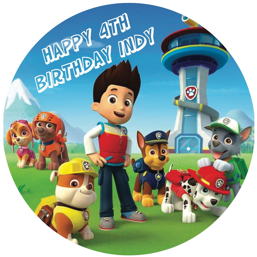 Paw Patrol 03 Cake Topper
