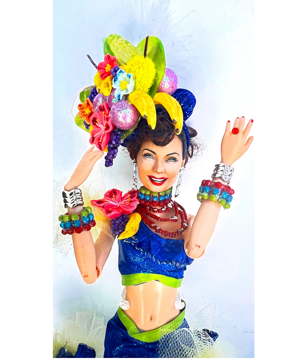 Thumbnail: Carmem Miranda Repainted Barbie Doll by Popzglam