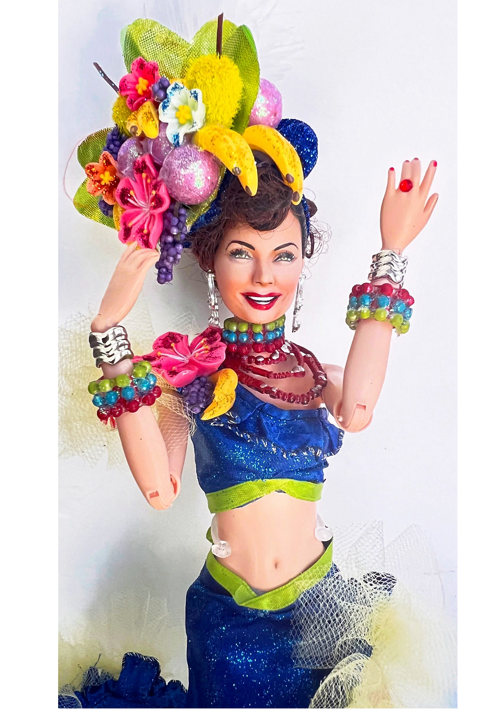 Thumbnail: Carmem Miranda Repainted Barbie Doll by Popzglam