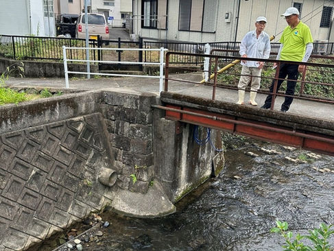 落矢川流域（江川町周辺）における管理者不明の橋梁について