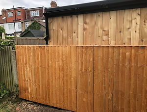 fencing to finish the boundary