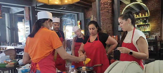cooking class, Kampot Cambodia, group and family, things to do, activities
