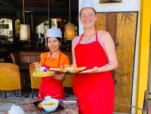 Cooking class, Kampot Cambodia, Khmer food, Khmer dishes,