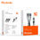 Thumbnail: 2 in 3 100W USB-A/C to Lightning+Micro+Type-C Super Fast Charging Data Cable 1.2