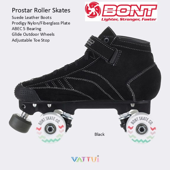 Thumbnail: Bont Prostar Suede Outdoor Rollerskate บอนท์โปรสตาร์โรลเลอร์สเก็ตวิ่งถนนหนังกลับ