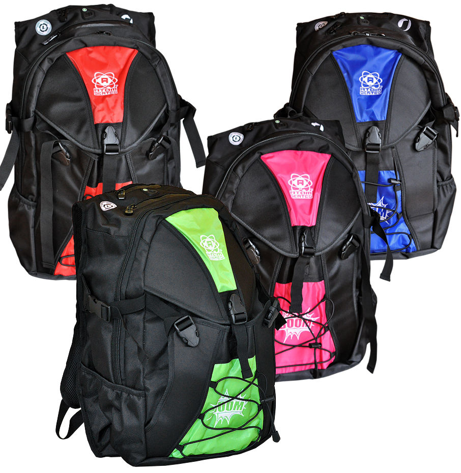 ภาพขนาดย่อ: ATOM Sport Backpack Inline & Quad Roller Skates AT600 เป้อตอมสเก็ตควอด/อินไลน์