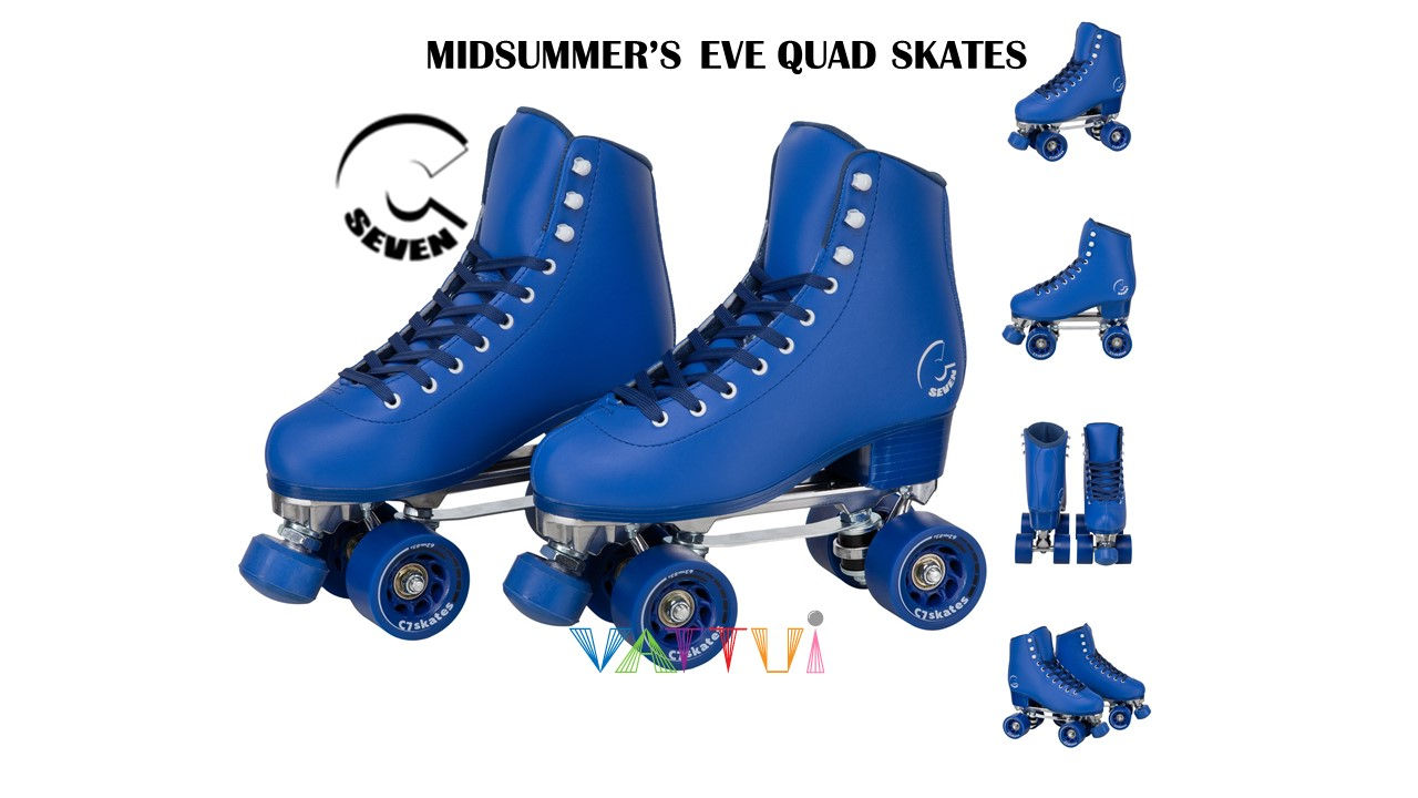 C 7 Seven Dark Magic Mid Summer Blue Skate Women Men ซี7สเก็ตมิดซัมเมอร์หญิงชาย