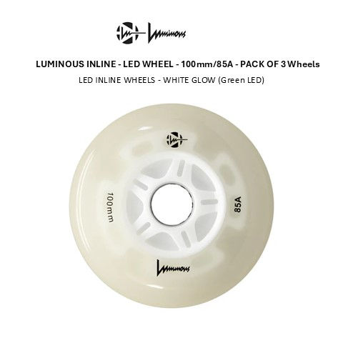 Thumbnail: LUMINOUS INLINE LED Wheel 100mm85A ลูมินัสล้อไฟ100มม 85เอ