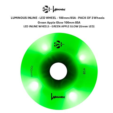 Thumbnail: LUMINOUS INLINE LED Wheel 100mm85A ลูมินัสล้อไฟ100มม 85เอ