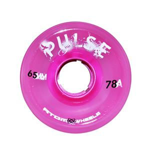 ภาพขนาดย่อ: ATOM Wheels Pulse Quad Roller Skate 78a 65x37mm ล้อโรลเลอร์สเก็ตอตอมเพาส์วิ่งถนน