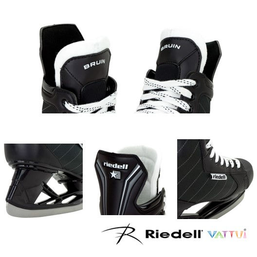 Thumbnail: Riedell Bruin Classic Hockey Skate Set ไรเดลสเก็ตน้ำเเข็งคลาสิคฮ็อกกี้