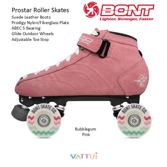 Thumbnail: Bont Prostar Suede Outdoor Rollerskate บอนท์โปรสตาร์โรลเลอร์สเก็ตวิ่งถนนหนังกลับ