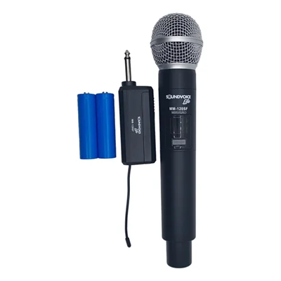 MICROFONE S/FIO FREQUÊNCIA FIXA SOUNDVOICE MM120 SF
