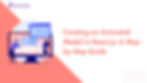 An illustration representing the process of creating an animated modal in React.js, following a step-by-step guide.