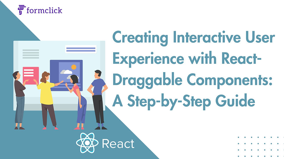 Creating Interactive User Experience with React-Draggable Components: A Step-by-Step Guide - Illustration demonstrating the creation of interactive user experiences using React-Draggable components in React.