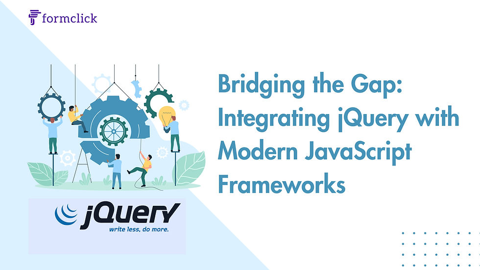 Bridging the Gap: Integrating jQuery with Modern JavaScript Frameworks