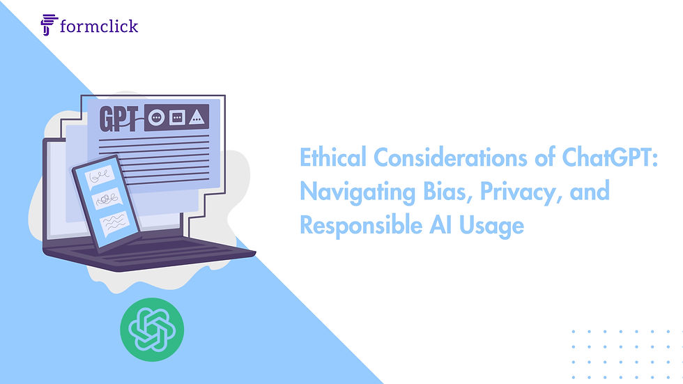 Ethical Considerations of ChatGPT: Navigating Bias, Privacy, and Responsible AI Usage