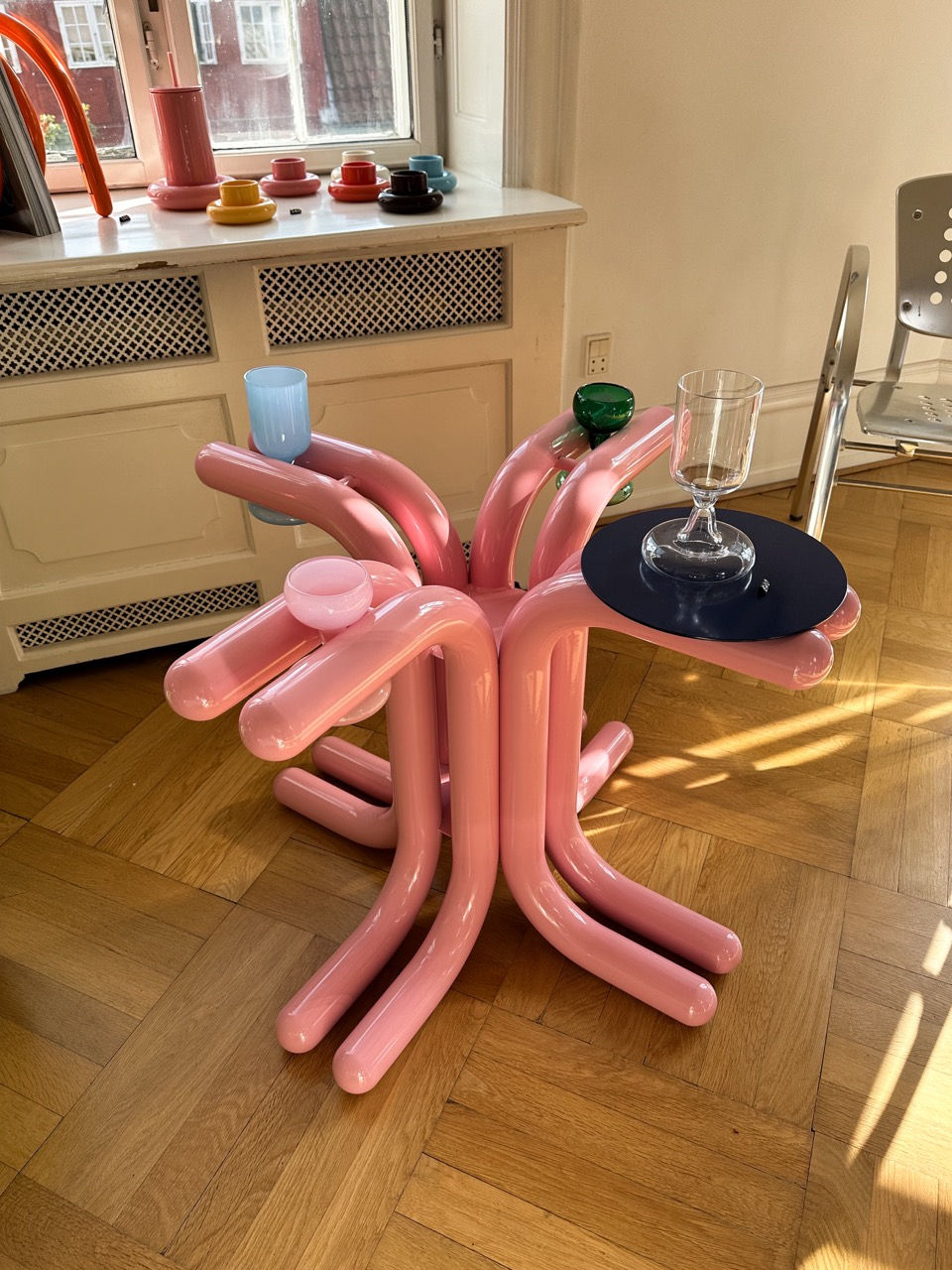 Gustaf Westman Wine Table Pink