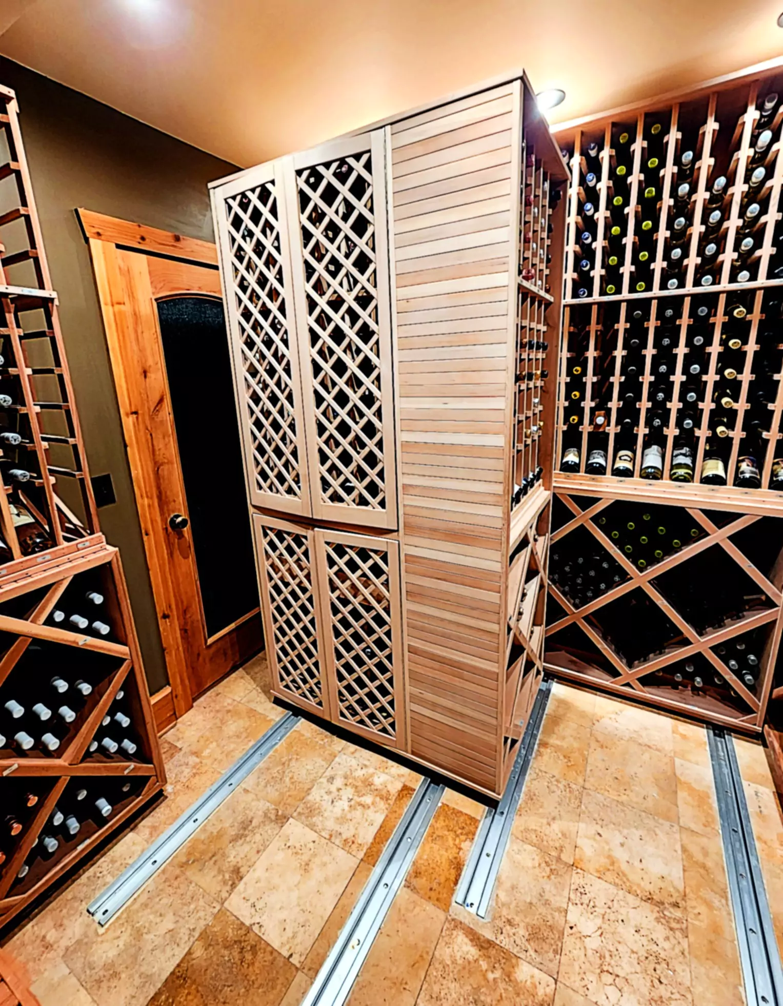Rainbow Ranch Lodge Wine Room | Rok Builders