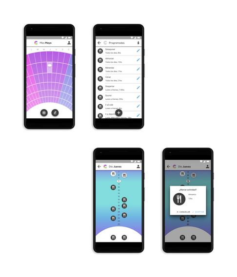 ↗ Prototipo de app "Calendario didáctico". 2022