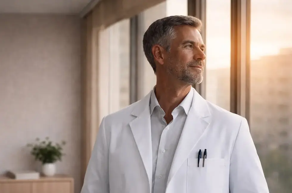 Dentist man looking outward.webp