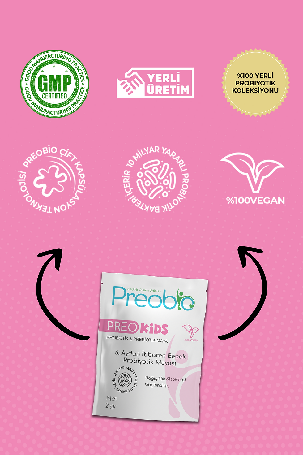 Küçük resim: Preo Kids Probiyotik Mix Maya 5 Saşe