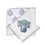 Thumbnail: 3 Pc Newborn Essential Set - Hooded Towel, Swaddle + Toy Rattle