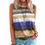 Thumbnail: 2021 New Summer  Women Clothing  Gradient Contrast Vest T-shirt for