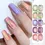 Thumbnail: 1/5PCS SS25 Cat Eye Gel Polish w/Glass Beads & Crystal, 5 Colors Salon