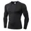 Thumbnail: Men's Compression Shirts Longs Sleeve Workout Gym T-Shirt Running Tops
