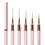 Thumbnail: 7/9/11/15/25mm Nail Liner Brush Set UV Gel Nail Brushes Kits 5pcs